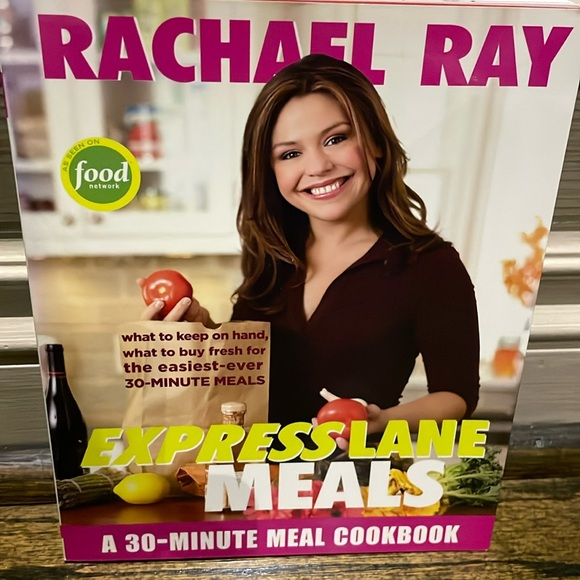 Rachel Ray Express Lane Meals Food Network softcover cookbook - Picture 1 of 7